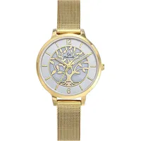 GIRL ONLY Armbanduhr gold Edelstahl GO Damen Analog-Quarzuhr UGO695491