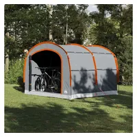 VidaXL Zelt Grau/Orange
