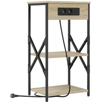 VidaXL Nachtschrank mit Regal 41 x 31 x 76