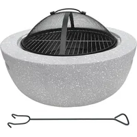 Ic gardenworld Feuerschale 2-in-1 in Granitoptik | ca. Ø