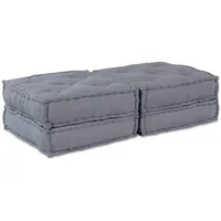VidaXL Sitzauflage Modulares Sofa 2 pcs Grau 70 x
