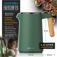 Arendo 1,5 l Grün