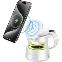 4smarts Qi2 Charging Station Aura Sound weiß