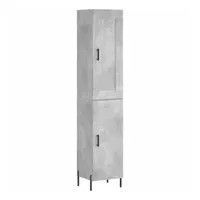 VidaXL Highboard 34,5x34x180 cm Grau
