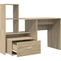 VidaXL Schreibtisch Sonoma Eiche / Braun