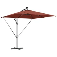 VidaXL Auskragender Bananenschirm Terrakotta 249 x 249 x 250