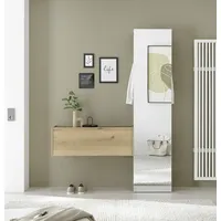 INOSIGN GIRON/CiTY Garderobenschrank 150 x 30 x 200 braun