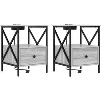 VidaXL Nachtschrank 2 pcs 41,5 x 40,5 x 55