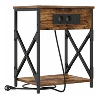 VidaXL Nachtschrank Geräucherte Eiche 41 x 31 x 51