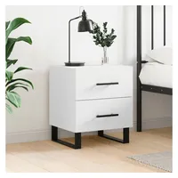 VidaXL Nachtschrank 40 x 35 x 47,5 cm Weiß