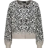Monari Strickjacke mit angesagtem Leopardenmuster - 40