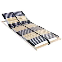 VidaXL Lattenrost Braun verstellbar 100 x 190 cm