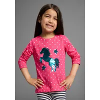 Kidsworld Langarmshirt "für kleine Mädchen", Mädchen, Gr.