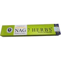 Saraswati Räucherstäbchen Vijayshree Incense "Golden Nag 7 Herbs" 15gr.