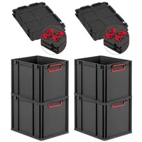 Proregal Eurobox NextGen Color mit Auflagedeckel & Aufbewahren, Aufbewahrungsboxen