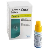 Roche Blutzuckermessgerät Accu-Chek Instant Kontroll-Lösung 2,5ml, Glucoselösung, Kontrolllösung für