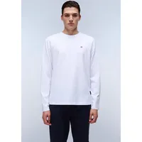 Napapijri Langarmshirt Normal Fit Rundhals Stickerei Logo, Größe 2XL