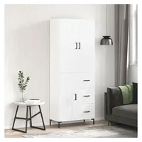 VidaXL Highboard Weiß 69,5x34x180 cm Holzwerkstoff