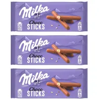 MILKA Choco Sticks Schokoladensnack 3 Packungen 112 g