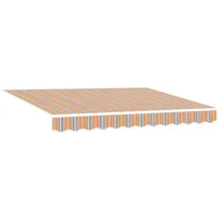 VidaXL Markisen-Ersatzstoff Mehrfarbig 250 x 200 cm Segeltuch