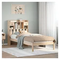VidaXL Massivholzbett mit Regal ohne Matratze 90x190 cm Kiefer