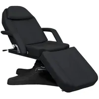 VidaXL Massagetisch Schwarz 180x62x(86,5-118) cm