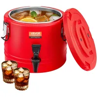 Vevor isolierter Getränkespender 8 L Thermo-Getränkespender für Heiß- und