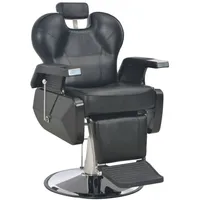 VidaXL Friseurstuhl Schwarz 72×68×98 cm Kunstleder