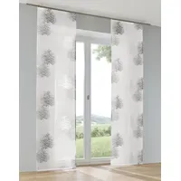 Kutti Schiebegardine KUTTI "Bellinda Schiebevorhang", grau (anthrazit), B:60cm H:145cm,