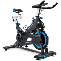 Thunder Heimtrainer SPINZO stationär 18kg Schwungrad FitShow 135kg schwarz|blau