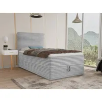 Sofnet Boxspringbett Mollo Mini mit Bettkasten und Matratzentopper -