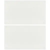 VidaXL Schneidebretter 2 Stk. Transparent Blasenmuster Hartglas