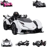 ES-Toys Lamborghini V12 Vision Gran Turismo Elektroauto weiß (12V7AH)