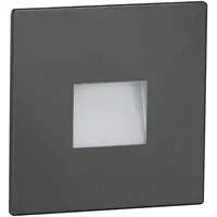 Ledscom.de LED Treppenlicht Wandeinbauleuchte Edelstahl 85 x 85 mm