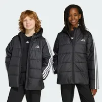 Adidas Essentials 3 Stripes Padded Jacket Schwarz/Weiß 164