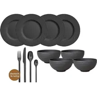 Villeroy & Boch - Manufacture Rock Tafelservice mit Besteck