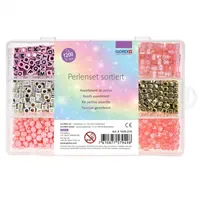 Glorex  Perlenset Buchstaben-Würfel 1.200St. Perlen-Bastelset