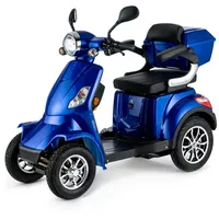 VELECO Faster Elektromobil 4-Rad Seniorenmobil 1000 W blau