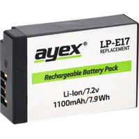 Ayex LP-E17 Akku für zB Canon RP R100 R50