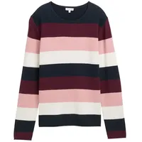 Tom Tailor Pullover, in big rose Knit stripe |