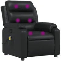 VidaXL Massagesessel mit verstellbarer Rückenlehne Kunstleder 92,5 x 100