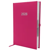 Adina 2026 ADINA Buchkalender Chefplaner A5 pink 1 Tag