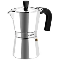 Monix Vitro Express | 12-Tassen-Kaffeemaschine aus Aluminium, geeignet für