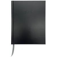 Adina 2026 Günstiger Buchkalender Chefplaner A5 schwarz 1T/1S auch