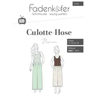 Fadenkäfer Papierschnittmuster Culotte-Hose Damen