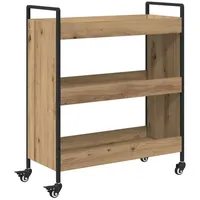 VidaXL Küchentrolley Eiche handwerklich 70 x 30 x 82