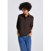 STREET ONE Cord Hemdbluse deep roast Brown 42 -