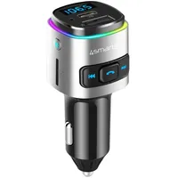 4smarts 456201, FM-Transmitter Zigarettenanzünder, Schwarz