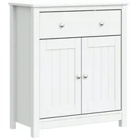 VidaXL Badschrank BERG Weiß 69,5x34x80 cm Massivholz Kiefer