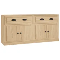 VidaXL Sideboards 2 Stk. Sonoma-Eiche Holzwerkstoff